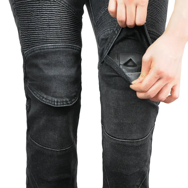 Camo Dual Spring Summer Riding Collection Women Moto Pants Classic Denim Motorcycle Female Pants Motocicleta Elastic Fit Jeans