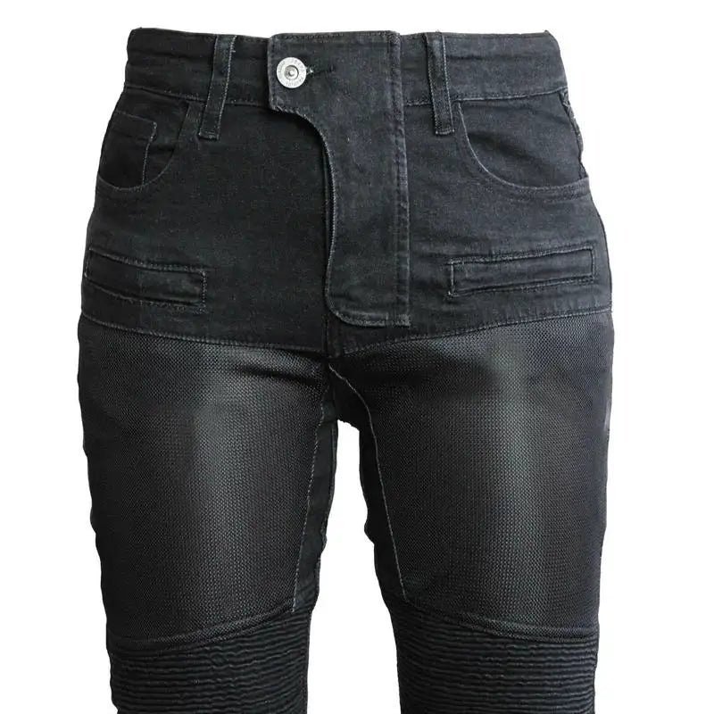 Camo Dual Spring Summer Riding Collection Women Moto Pants Classic Denim Motorcycle Female Pants Motocicleta Elastic Fit Jeans