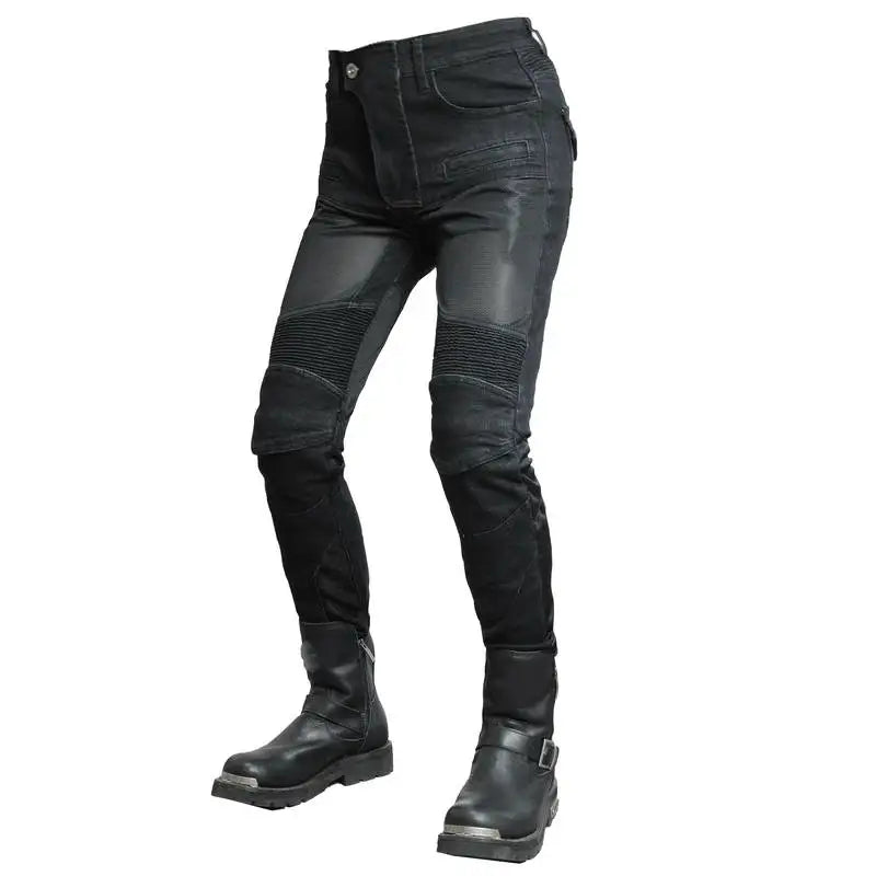 Camo Dual Spring Summer Riding Collection Women Moto Pants Classic Denim Motorcycle Female Pants Motocicleta Elastic Fit Jeans