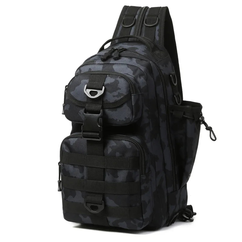 Climbing Backpack Men Fishing Gear Box Storage Lure Chest Bag Multifunction Tactical Outdoor Travel Camping Hiking Sling Bags
