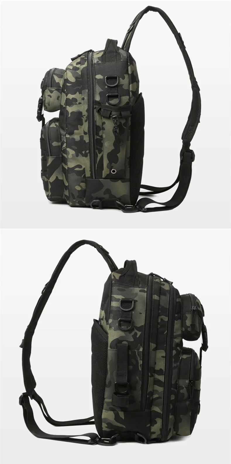 Climbing Backpack Men Fishing Gear Box Storage Lure Chest Bag Multifunction Tactical Outdoor Travel Camping Hiking Sling Bags