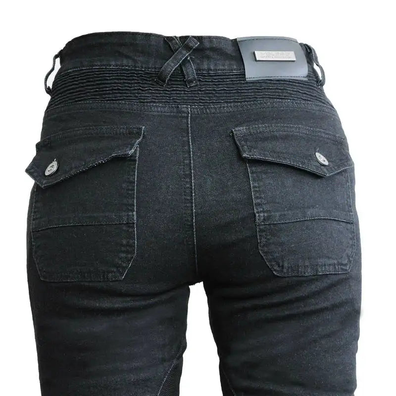 Camo Dual Spring Summer Riding Collection Women Moto Pants Classic Denim Motorcycle Female Pants Motocicleta Elastic Fit Jeans