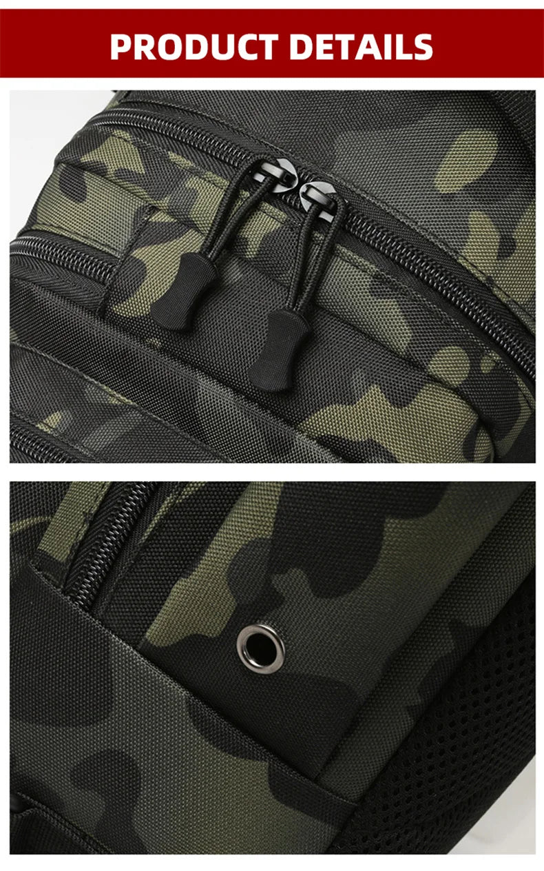 Climbing Backpack Men Fishing Gear Box Storage Lure Chest Bag Multifunction Tactical Outdoor Travel Camping Hiking Sling Bags