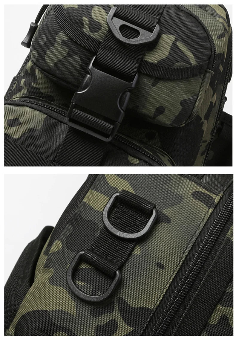 Climbing Backpack Men Fishing Gear Box Storage Lure Chest Bag Multifunction Tactical Outdoor Travel Camping Hiking Sling Bags